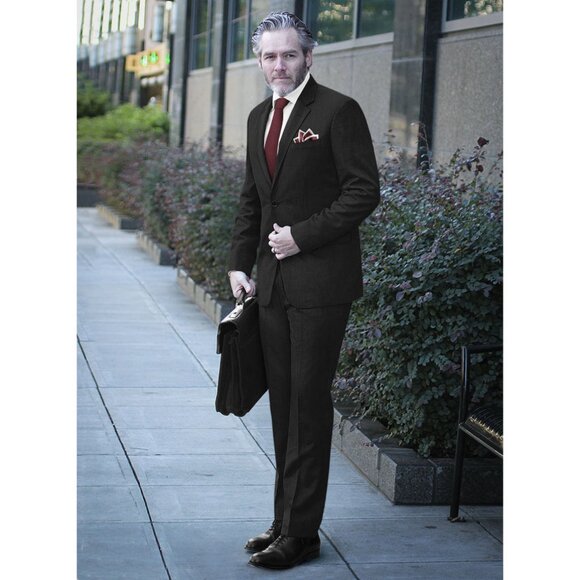 NWT Studiosuits Mens Size 42 SHORT 42S Pure Wool Two-Button Blazer Jacket NEW - Picture 2 of 2